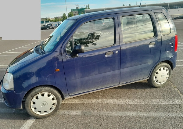 Opel Agila cena 4800 przebieg: 139400, rok produkcji 2004 z Łódź małe 56
